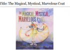 Webquest: The magical, mystical, marvelous coat | Recurso educativo 34019