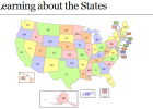 Webquest: Learning about the States | Recurso educativo 34390