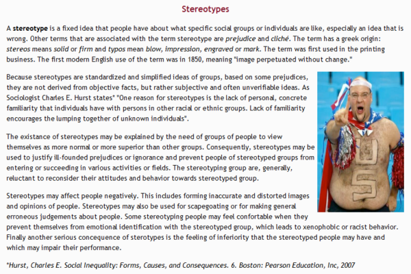 Stereotypes | Recurso educativo 34579