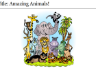 Webquest: Amazing animals | Recurso educativo 34689