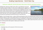 Reading: World water day | Recurso educativo 34822