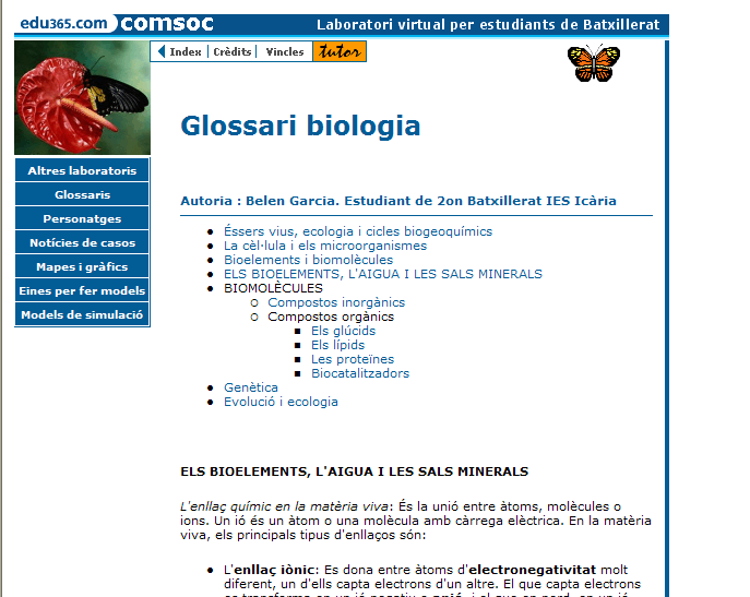 Glossari de biologia | Recurso educativo 35201