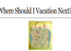 Webquest: Where should I vacation next? | Recurso educativo 35417