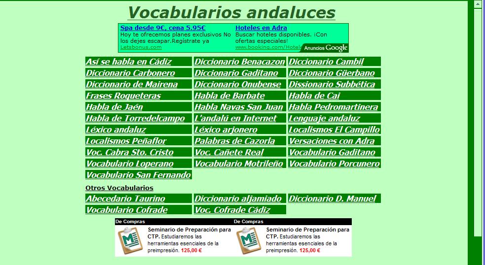 Vocabularios andaluces | Recurso educativo 35578