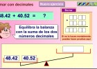 Sumas con decimales | Recurso educativo 37389