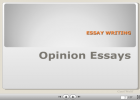 Opinion essays | Recurso educativo 37686