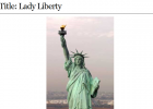 Webquest: Lady liberty | Recurso educativo 37765