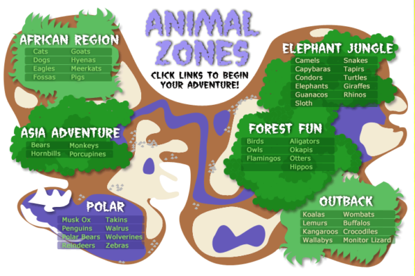 Animal zones (videos) | Recurso educativo 37881