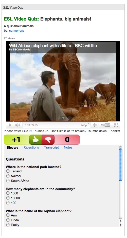 Video: Wild African Elephant | Recurso educativo 38085