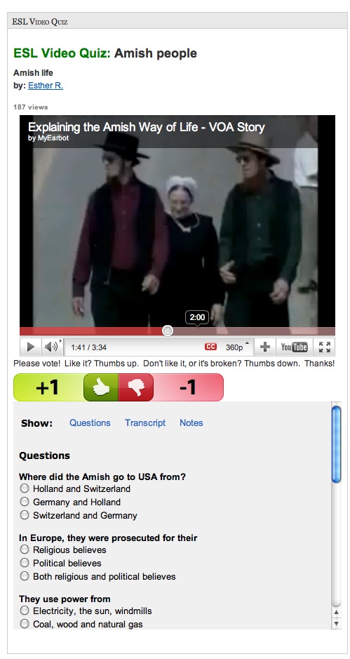 Video: Amish people | Recurso educativo 38165