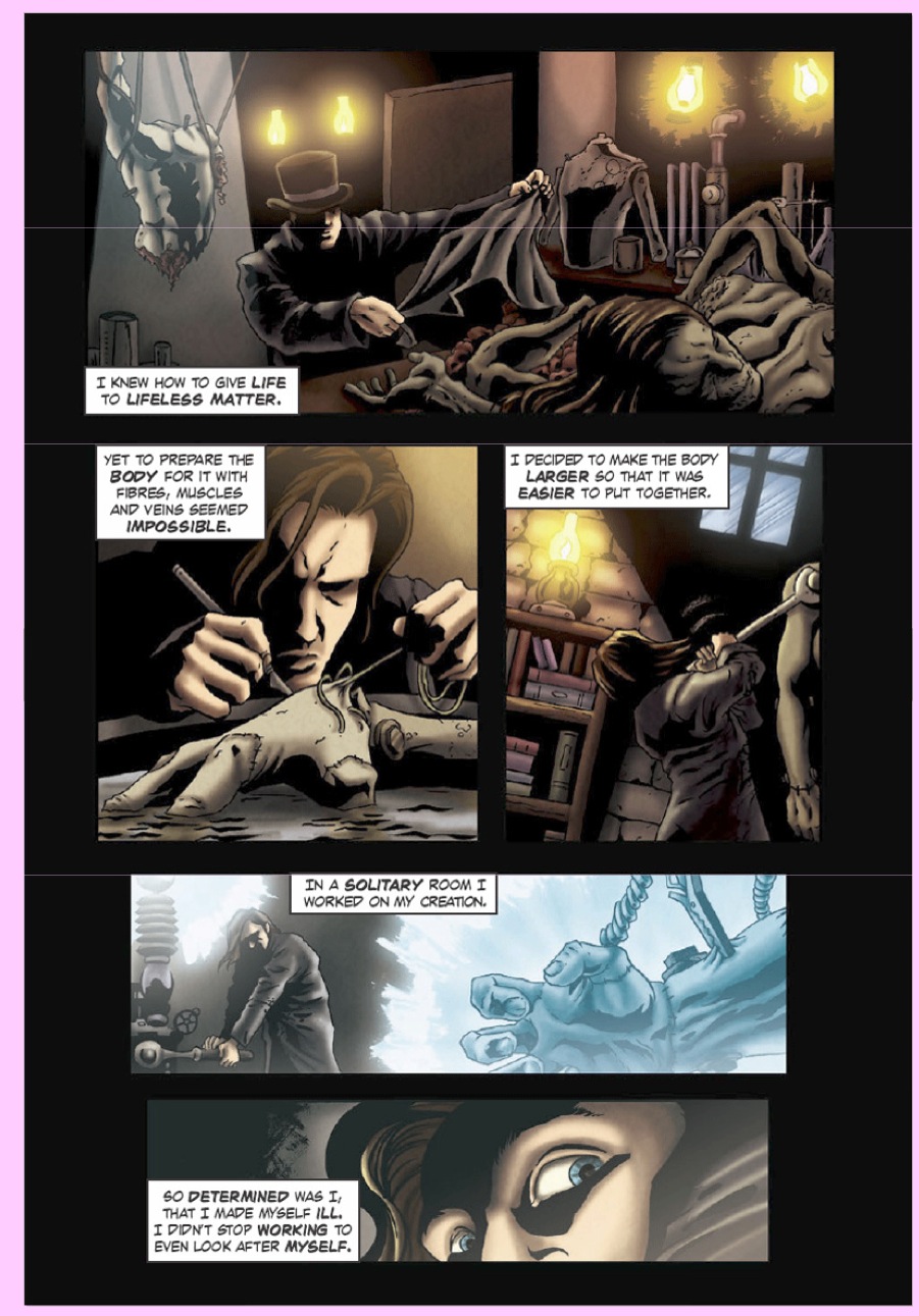 Comic: Frankenstein | Recurso educativo 40578