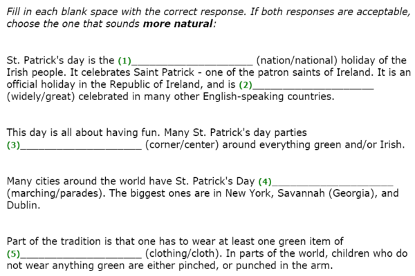 St Patrick's day | Recurso educativo 42725