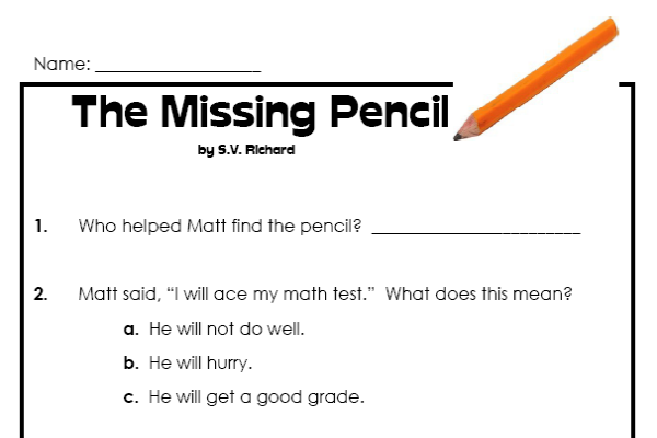 The missing pencil | Recurso educativo 42803