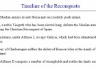 Timeline of the Reconquest | Recurso educativo 44308