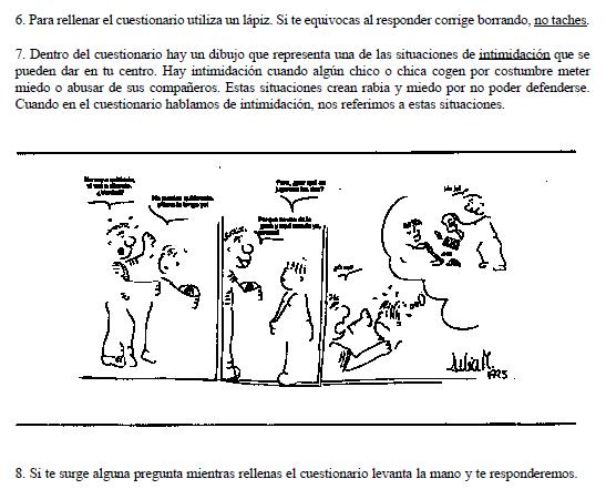 Cuestionario sobre intimidación y maltrato entre iguales en las aulas | Recurso educativo 45862