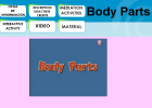 Body parts | Recurso educativo 47025
