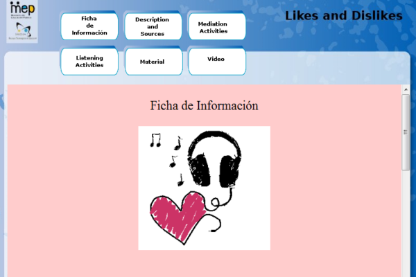 Likes and dislikes | Recurso educativo 47085