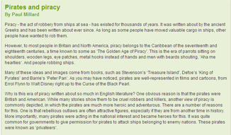 Pirates and piracy | Recurso educativo 48818