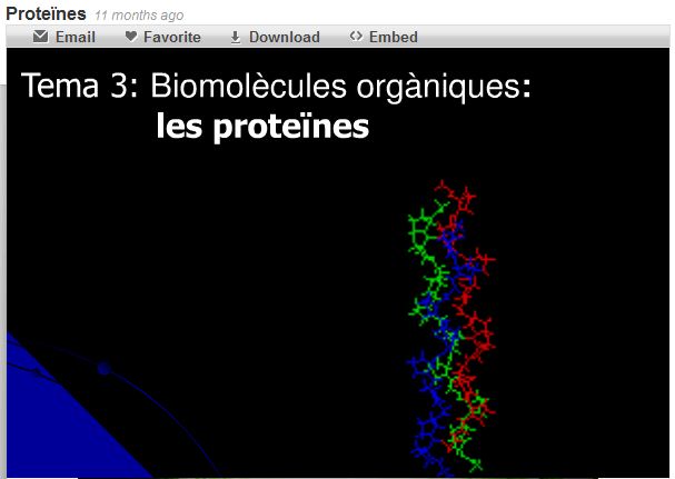 Les proteïnes | Recurso educativo 48989