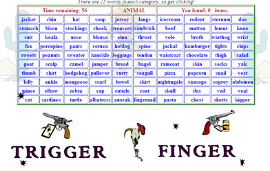 Game: Word category | Recurso educativo 49783