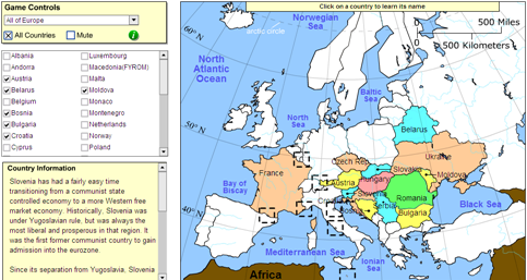 Learn the European countries | Recurso educativo 50396