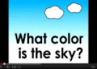 Song: The sky is blue | Recurso educativo 51449