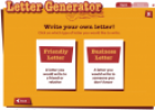 Letter generator | Recurso educativo 52551