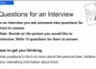 Questions for an interview | Recurso educativo 54409