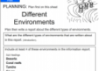 Different environments | Recurso educativo 54562