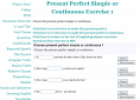 Present perfect simple or continuous | Recurso educativo 56605