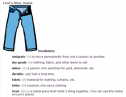 Reading: Levi's blue jeans | Recurso educativo 56672