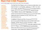 Red Hot Chili Peppers | Recurso educativo 59154