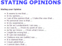 Vocabulary: Stating opinions | Recurso educativo 59797