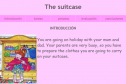 Webquest: The suitcase | Recurso educativo 10021