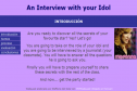 An Interview with your Idol | Recurso educativo 10320