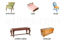 Furniture vocabulary | Recurso educativo 11016