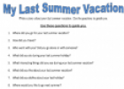 My last vacation | Recurso educativo 13064