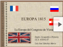 Europa 1815. La Europa del Congreso de Viena. | Recurso educativo 16958