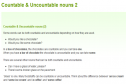 Countable & Uncountable nouns 2 | Recurso educativo 16998