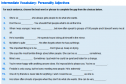 Personality Adjectives | Recurso educativo 19138