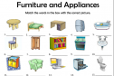 Furniture and appliances | Recurso educativo 20696