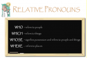 Relative Pronouns | Recurso educativo 20996