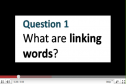 Video: Linking words | Recurso educativo 23742
