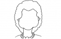Cara en blanco mujer con collar | Recurso educativo 25955