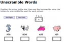 Unscramble words | Recurso educativo 26543