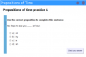 Prepositions of time | Recurso educativo 32583