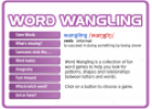 Word Wangling | Recurso educativo 7735