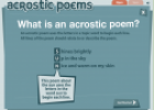 Writing an acrostic poem | Recurso educativo 7744