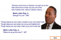 Words by Martin Luther King | Recurso educativo 9090