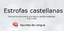 Estrofas castellanas | Recurso educativo 63167